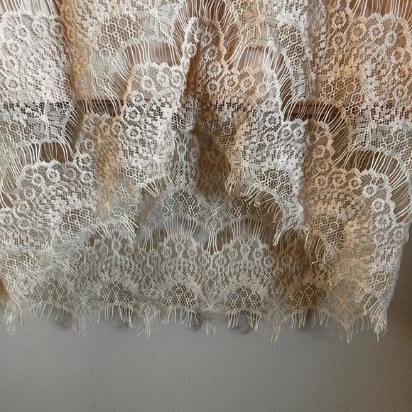 Free People Intimately Cream Lace Dress – Size L (8) - Picture 6 of 9